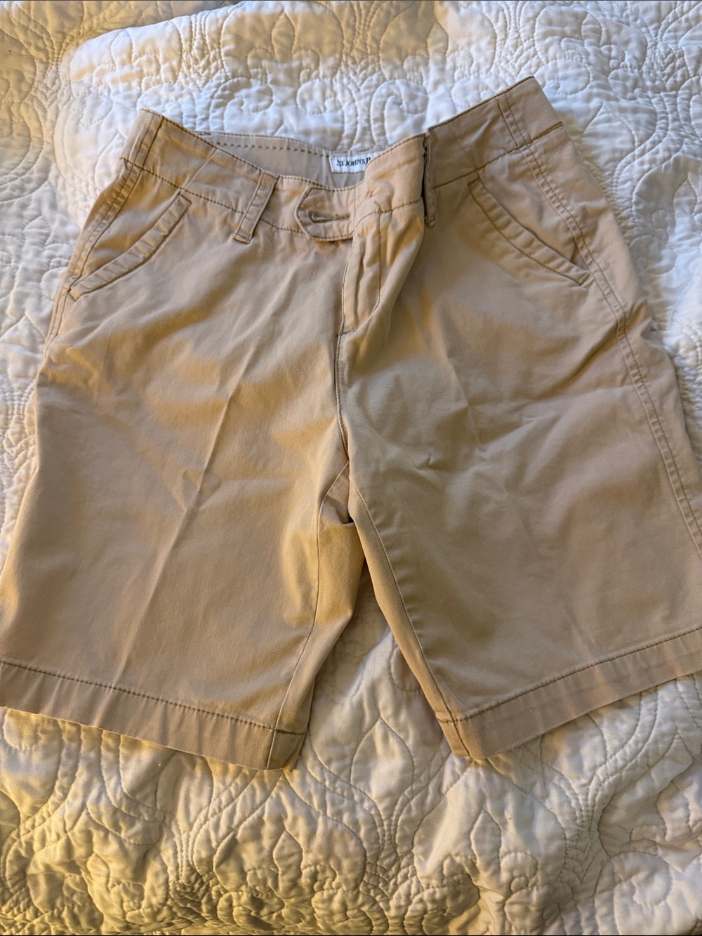 St. John's Bay Khaki Bermuda Shorts